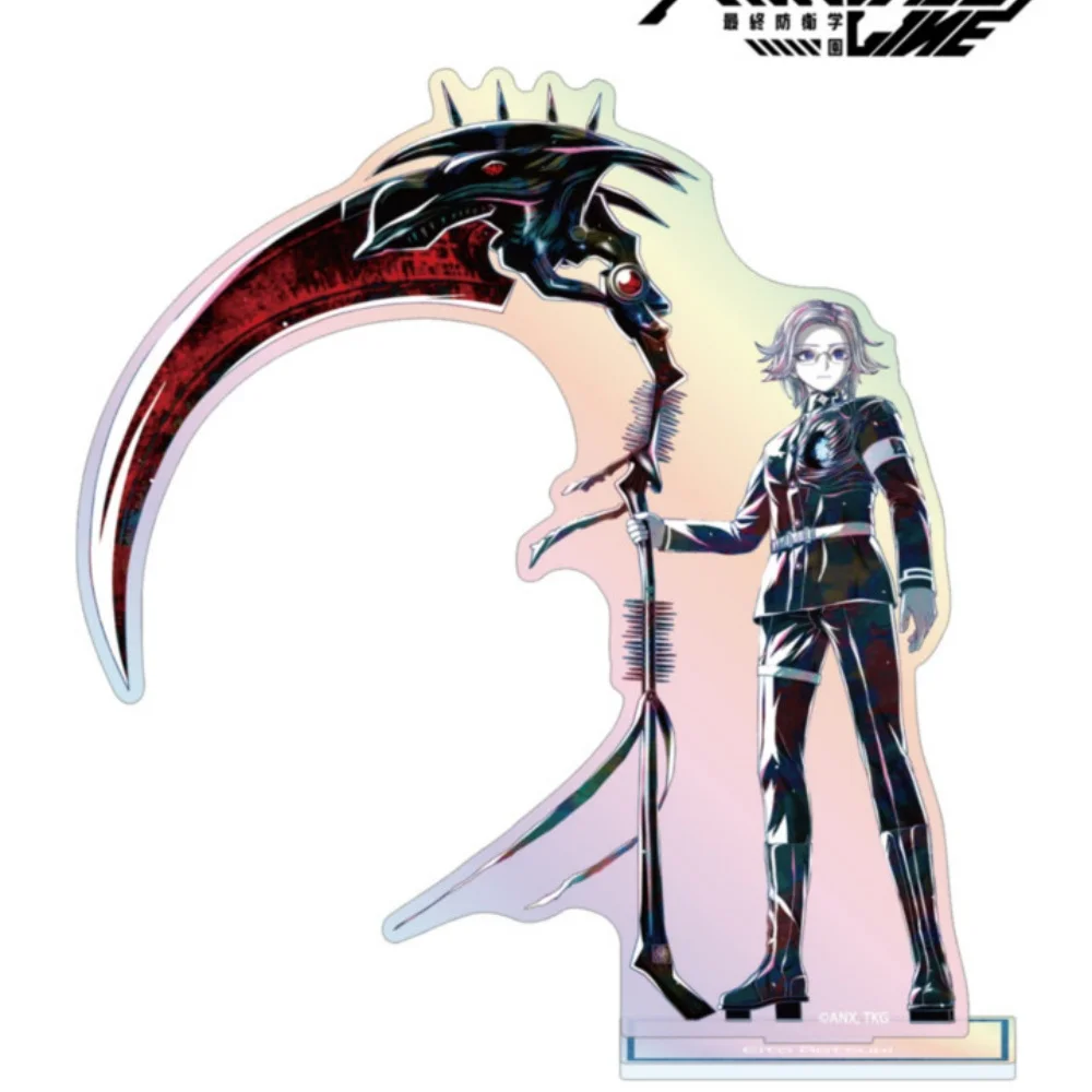 Anime Hundred Line: Last Defense Academy New Arrival 15cm HD Acrylic Stand Sian Leon Eve Desktop Decor Carnival Gift keychain