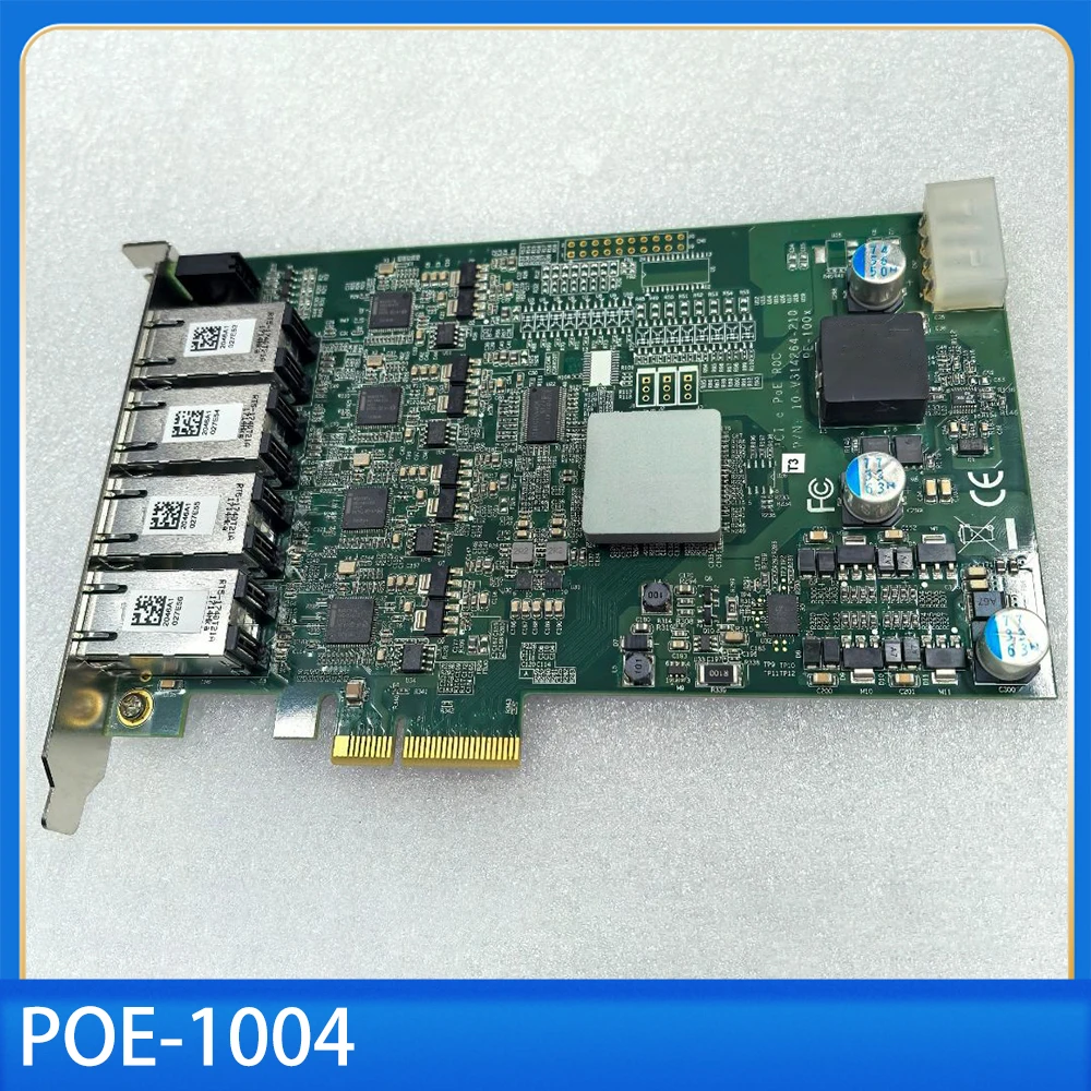 

PCI-E POE ROC PE-100X 4-портовая гигабитная Ethernet-карта POE POE-1004