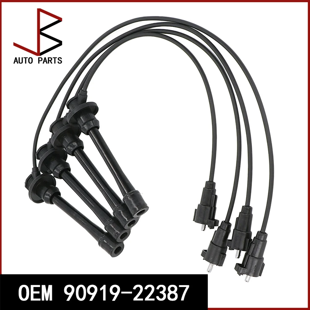 

4 шт. 1 комплект OEM 90919-22387 9091922387 Провода свечи зажигания, трос зажигания, подходит для автозапчастей Toyota 4Runner/T100/Tacoma