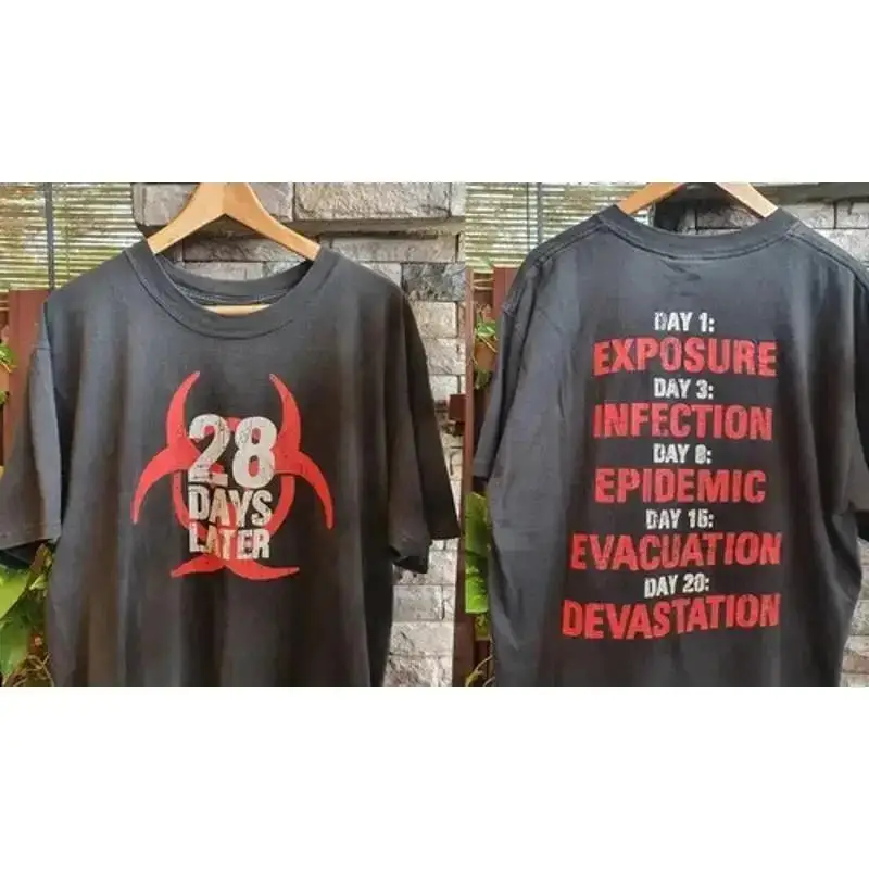 Rare 28 Days Later Movie T Shirt 2002 Infected Cillian Murphy Fox Reprint New