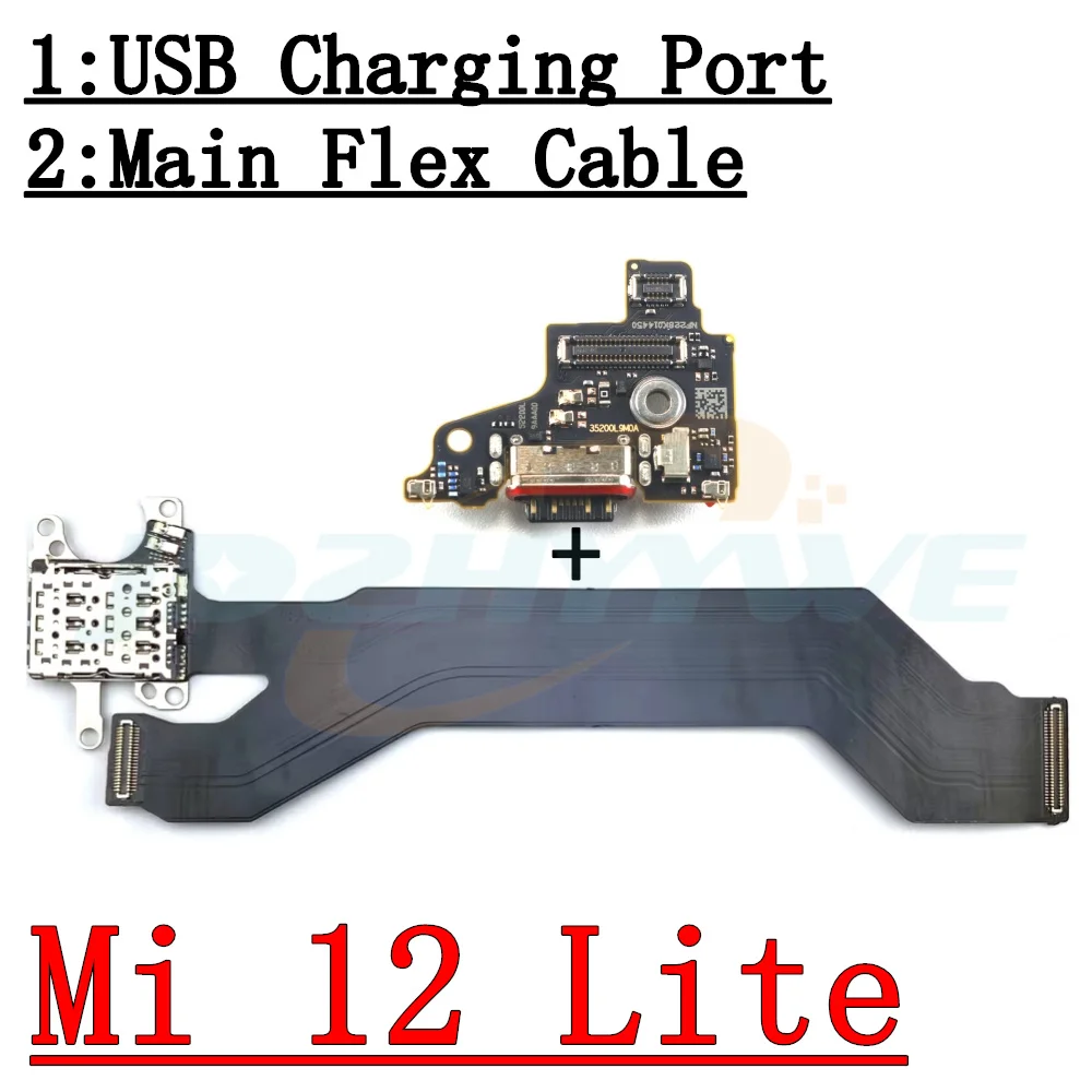 USB Fast Charging Charger Board For Xiaomi Mi 10T 11T 11 Pro Ultra 12 12T 13 Pro Ultra 13T 14 Pro Main Motherboard Flex Cable