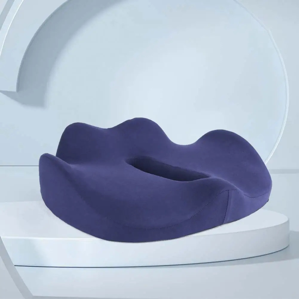 Contour Cushion Coccyx Pain Relief Cushion Memory Foam Seat Cushion for Office Workers Sciatica Relief Tailbone Wide for Car