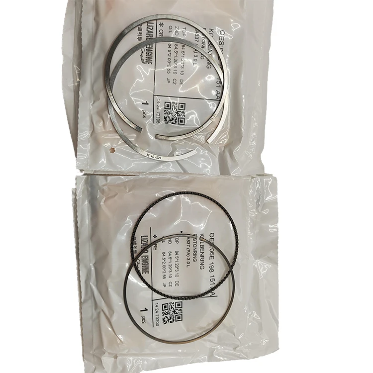 

High Quality 06E198151AA 6x Piston Ring Kit EA837 CRE 3.0t Piston Rings Set 84.51mm KS for Audi A6 A7 A8 Q7 3.0 TFSI