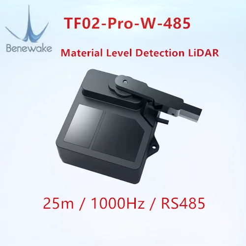 Обнаружение уровня материала LiDAR UART I2C RS485 лазерный радар дальномера Benewake TF02-Pro-W для обнаружения подачи в фермах