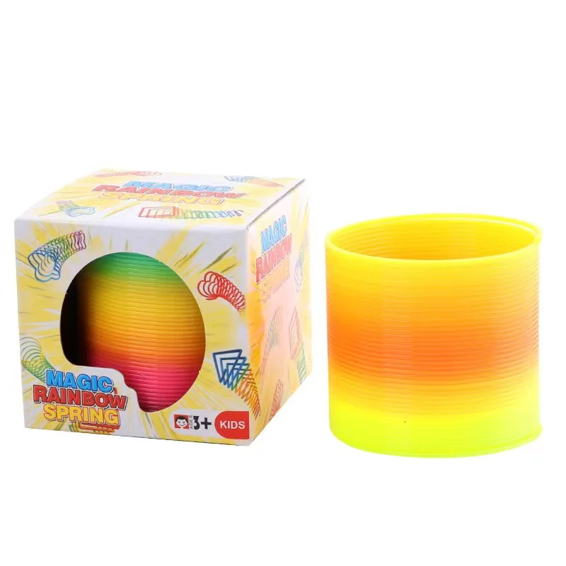 Jeu en Spirale Magique Arc-en-Ciel pour Enfant, Jouet Anti-Stress, Amusant, ixen Plein Air, Cadeau