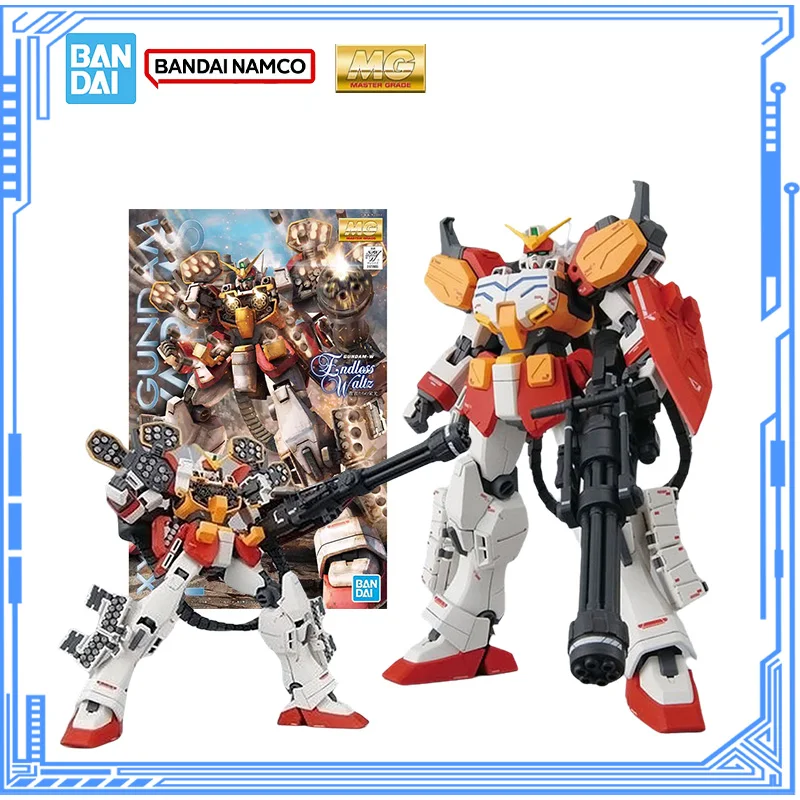 

Bandai Genuine Gundam Model Kit MG 1/100 XXXG-01H Gundam Heavyarms EW Gunpla Action Figures Assembly Model Toys Christmas Gifts