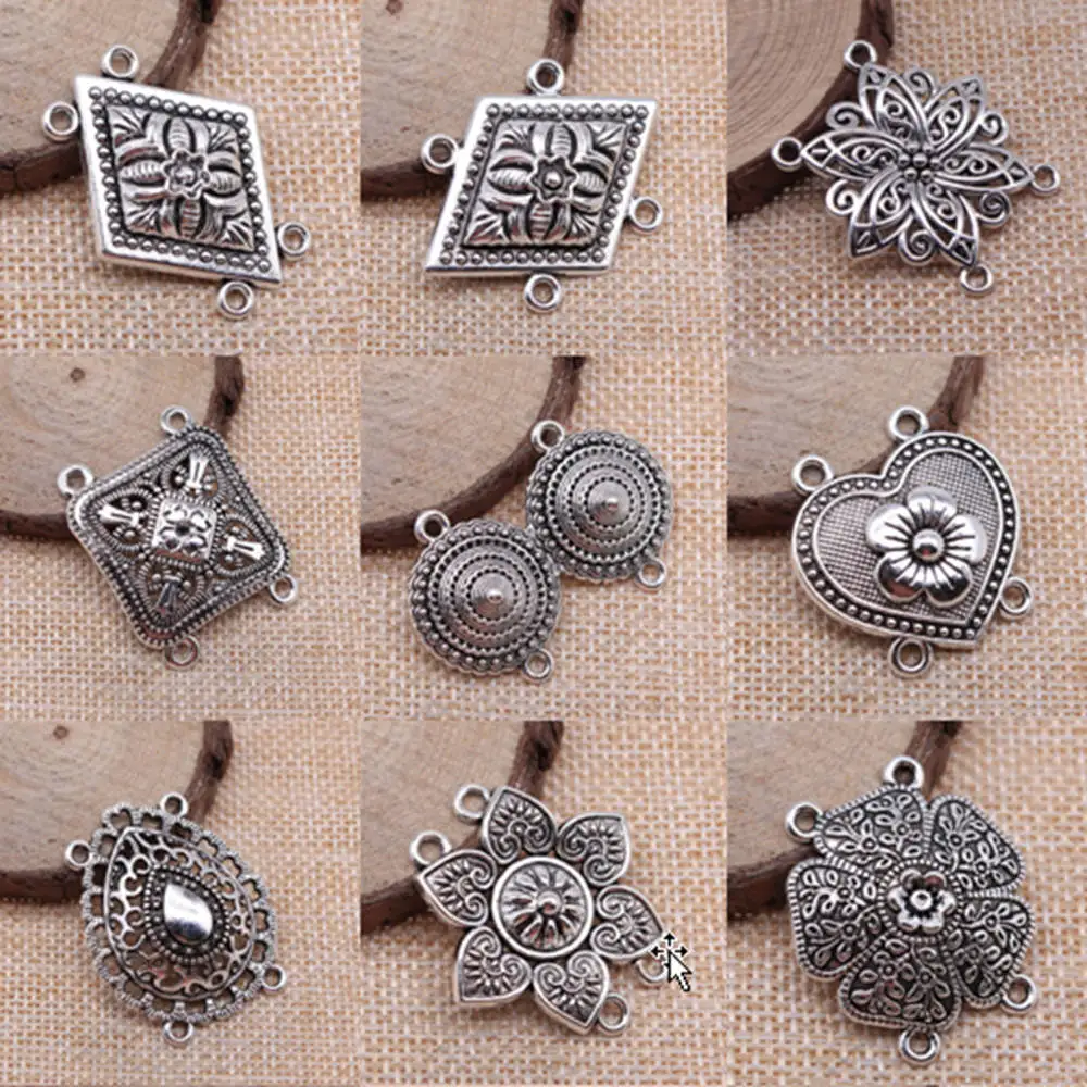 Body Chain Flower Porous Connector Charms For Jewelry Making DIY Pendants For Gift Bulk wholesale