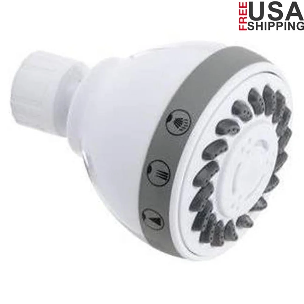 

Многофункциональная насадка для душа с 3 настройками распыления. Экологичная экономия воды. Насадки для легкой очистки на 1,8 галлонов в минуту. Универсальная посадка.