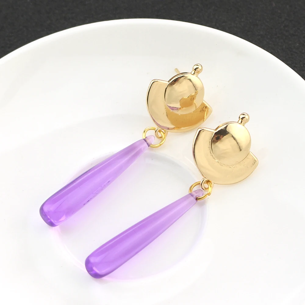 Anime The Apothecary Diaries Mao Mao Cosplay Earrings Alloy Green Gem Earstuds Earclip Earwear Eardrop Pendant Jewelry Accessory