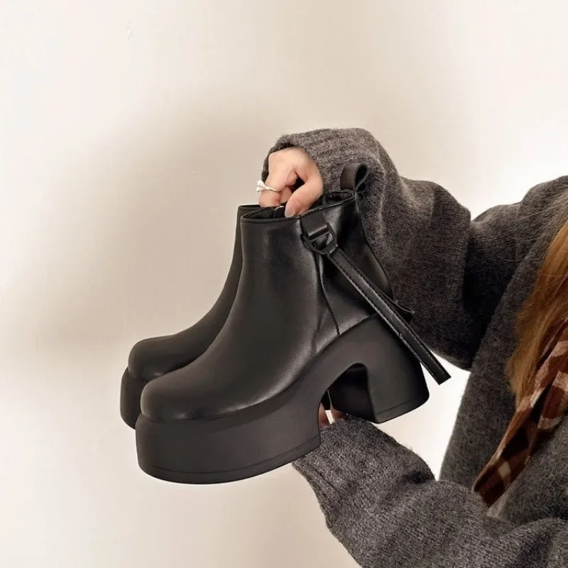 جديد جولة تو الجانب سستة منصة عدم الانزلاق مزاجه كتلة كعب الجوارب الشتاء الأحذية القطنية