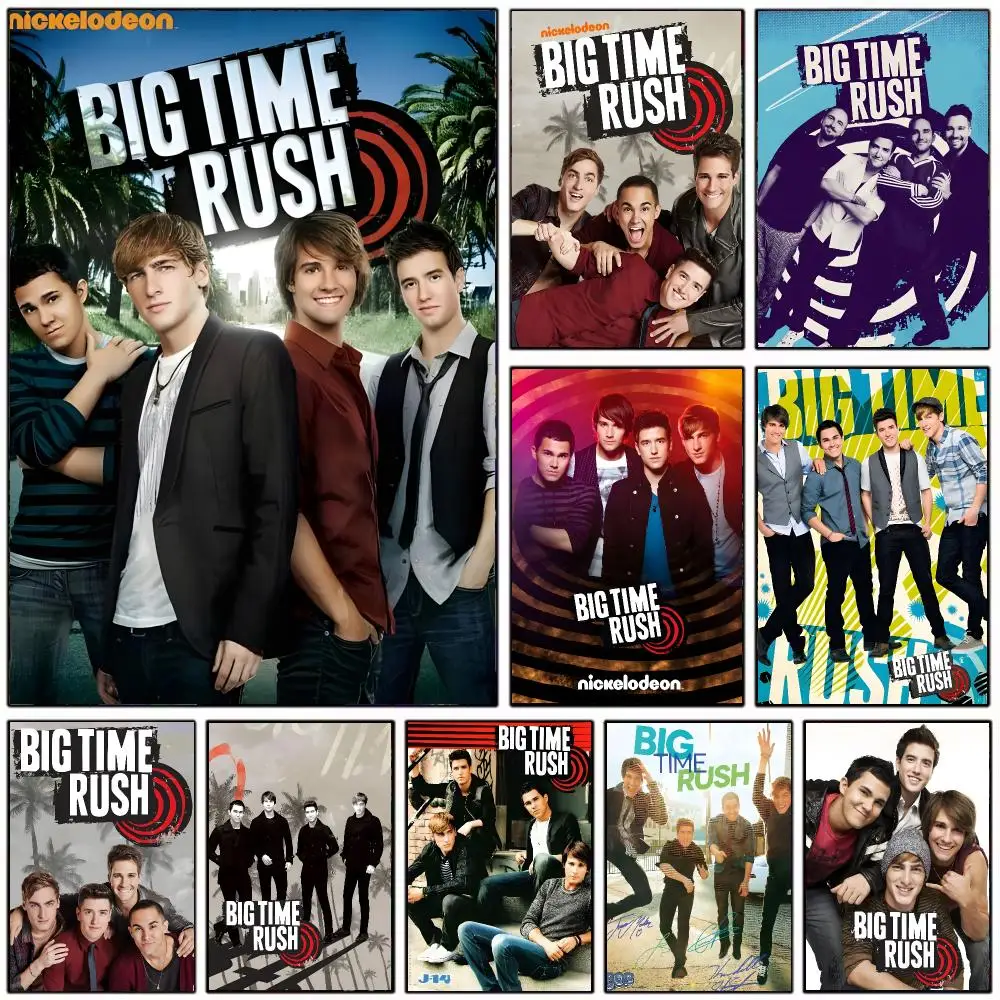 pop boyband B-Big Time Rush Poster Modern Home Decoration Interior Design & Contemporary Wall Art Collection