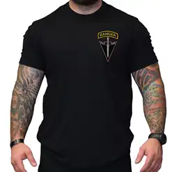 US Army Ranger RSLC Logo T-Shirt 100% Cotton O-Neck Summer Short Sleeve Casual Mens T-shirt Size S-3XL