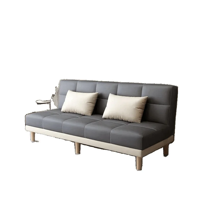 Rental room sofa lazy foldable bed integrated dual-purpose simple small apartment bed manufacturer cross-border