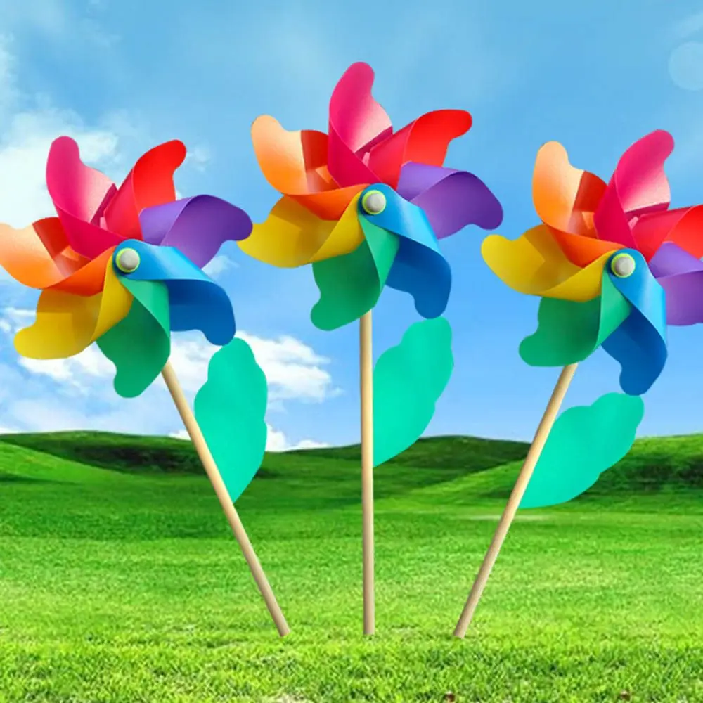 

Whirligig Ornaments Lawn Yard Garden Decor Kids Toy Wind Spinner Windmill