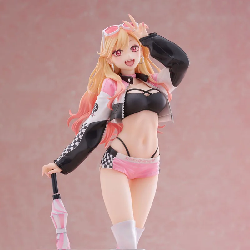 【ของแท้ 100%】ตุ๊กตา ANIPLEX Sono Bisque รุ่น Wa Koi O Suru Kitagawa Marin 1/7 Race Queen Ver.H=23CM ของสะสมตัวละครอนิเมะ ของเล่นโมเดล