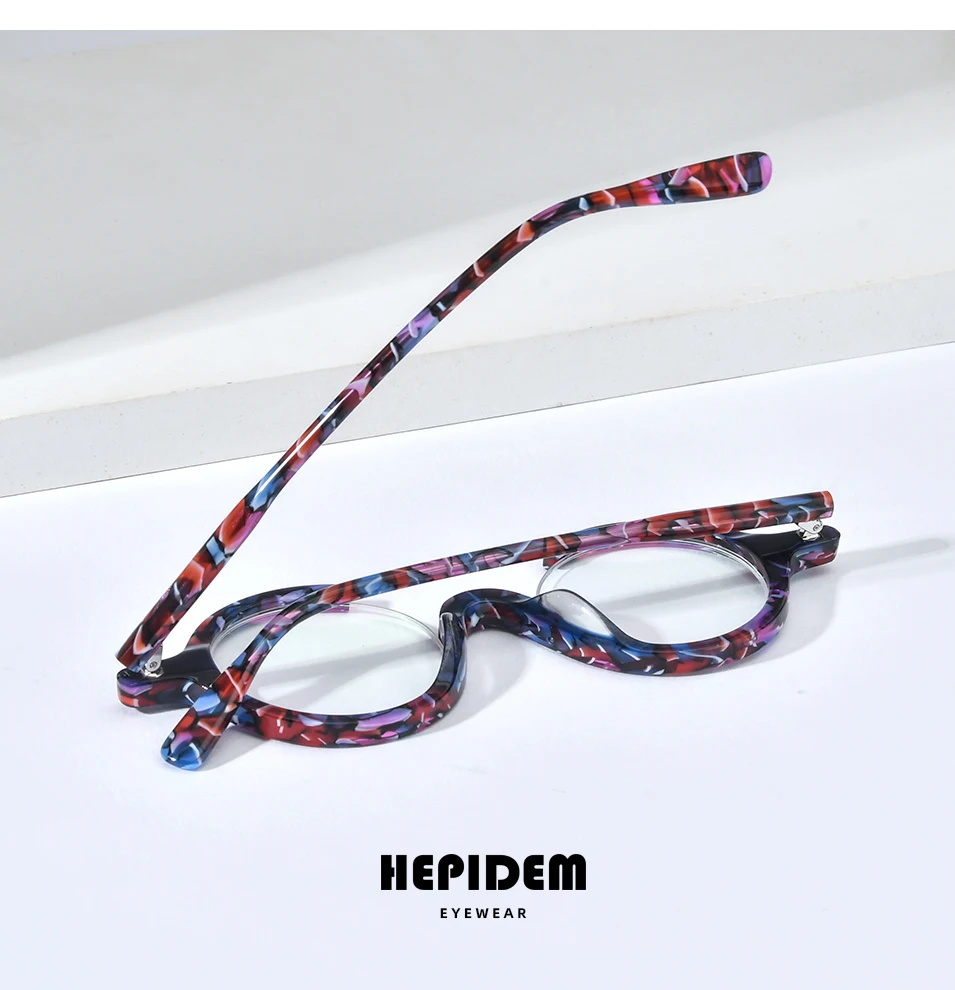 HEPIDEM Acetat Brille Rahmen Männer Marke Designer Runde Frauen Nerd Brillen japanische handgemachte Brille Vintage Brillen 9158 – Detail 23