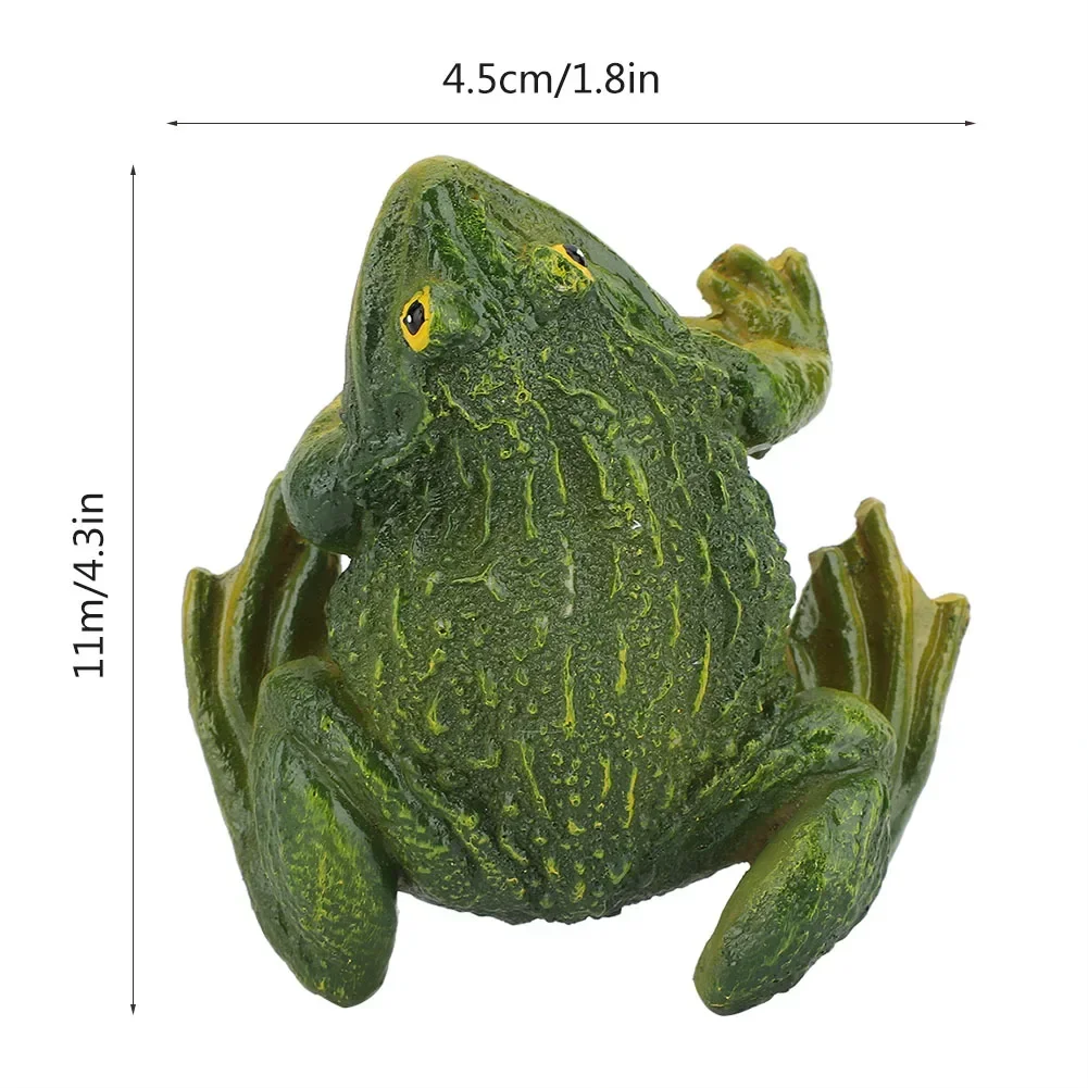 Big Frog Resin Crafts Home Ornament Miniature Statue Garden Decoration Courtyard Yard Lawn Bonsai Sculpture Decor