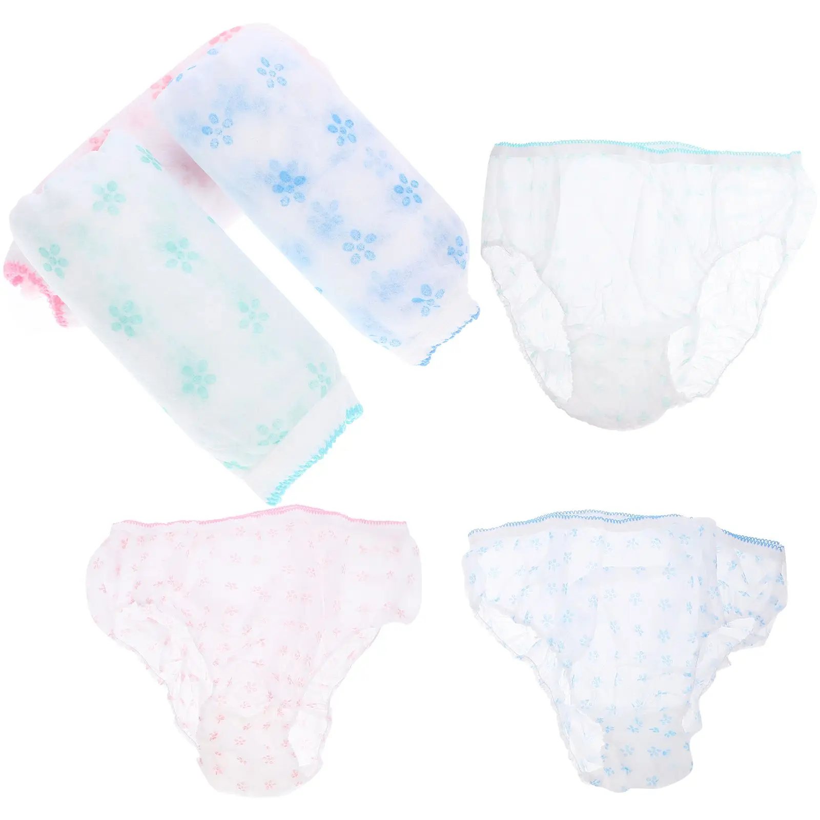 

7 Pcs Seamless Underwear Loom Panties Size for Women Undies Maternity Postpartum Miss