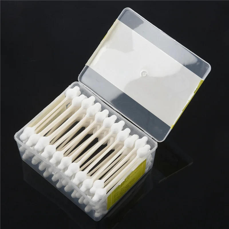 กล่องสำลีสำหรับเด็ก ABWE-Baby Safety Cotton Buds ประมาณนี้ 330 ชิ้น
