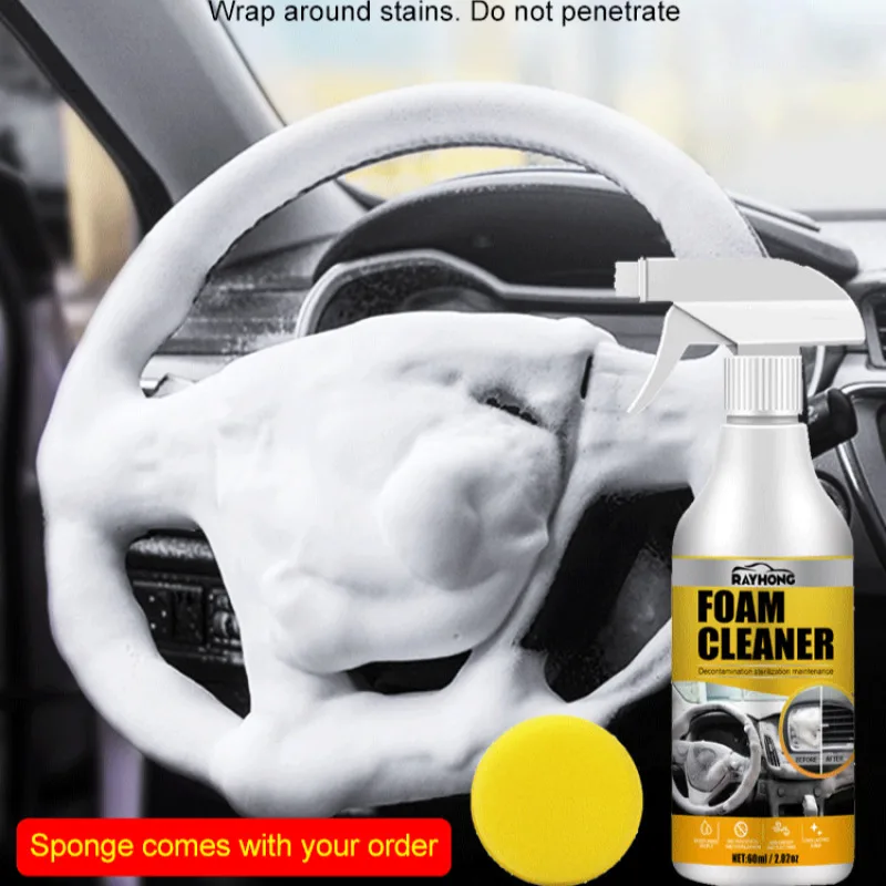 Car upholstery cleaner/Interior leather maintenance foam cleaner car interior foam refinisher