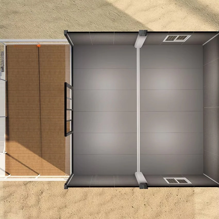 المعيشة الجاهزة 1 2 3 4 غرف نوم مكتب حزمة مسطحة حاوية المنازل المحمولة الجاهزة المنازل اثنين غرفة نوم المرفقة المرحاض