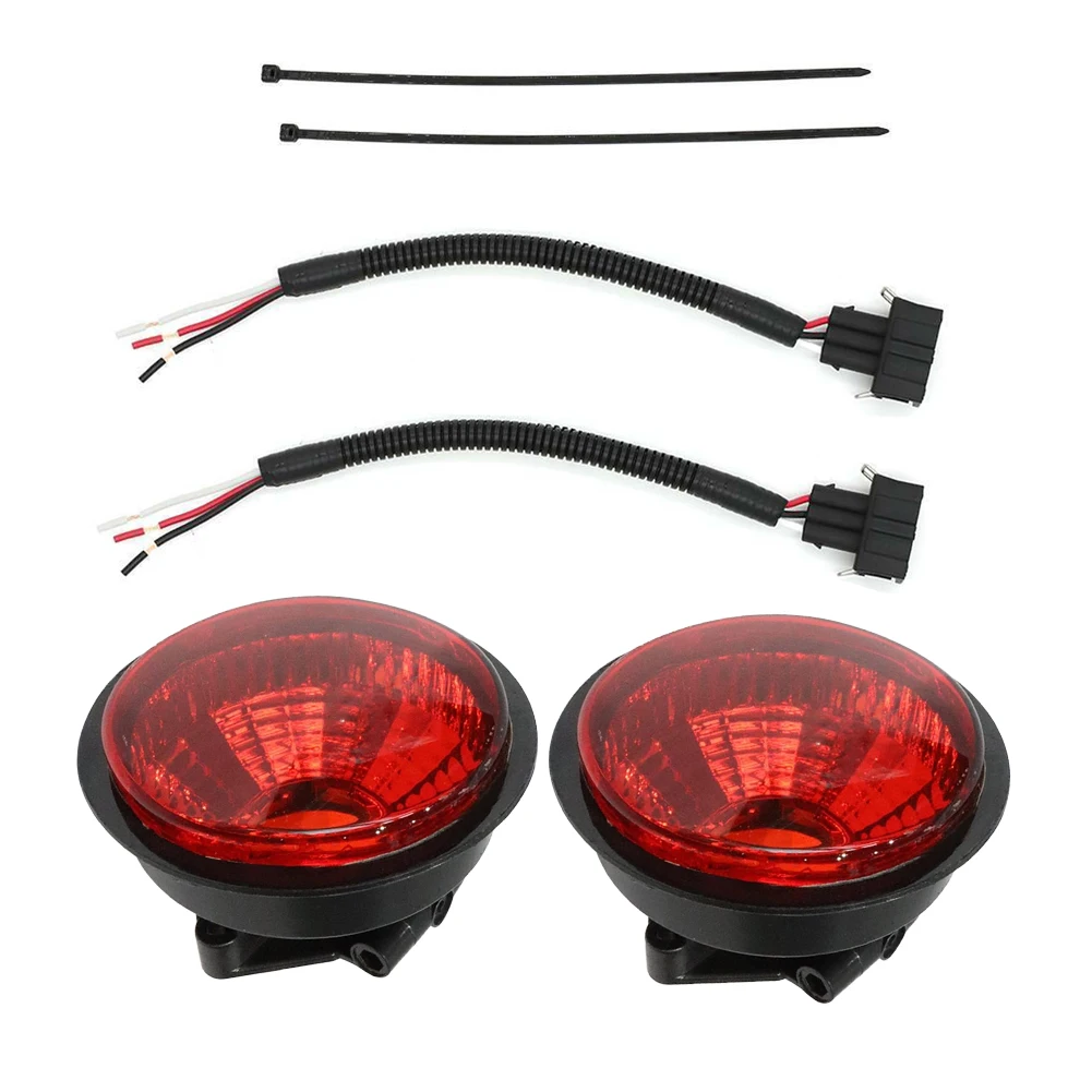 

710001645 710003680 710002925 2pcs Tail Light Lens Shell & Wiring Harness Plug Fit for Can-Am Outlander Renegade 2011-2022 2023