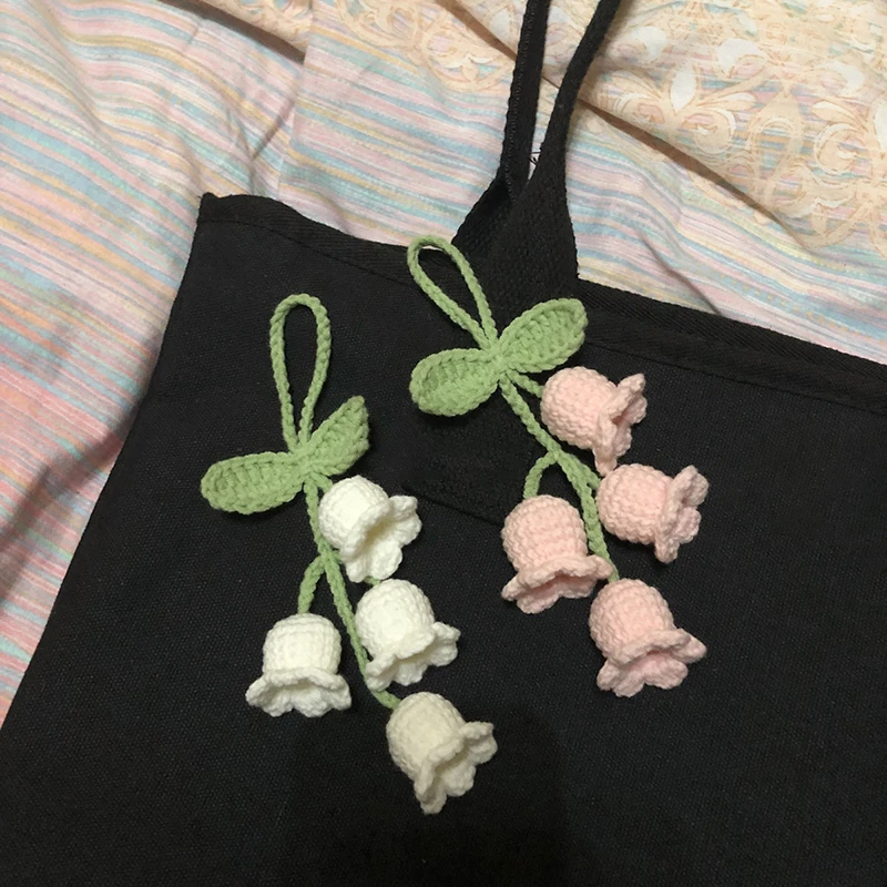 Lampada A Mughetto All'uncinetto – Fiori Artificiali Con LED Caldi, Luce Notturna Decorativa Per Camere E Soggiorni, Regalo Per Festa Della Mamma E San Valentino