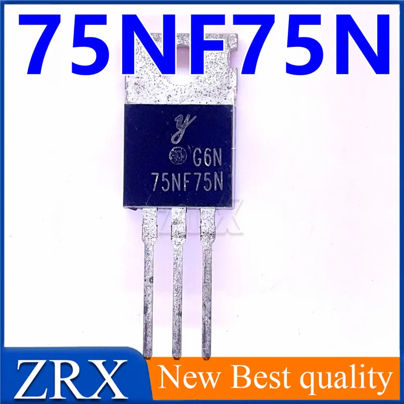 5 Pçs/lote Novo transistor 75NF75 75NF75N MOS