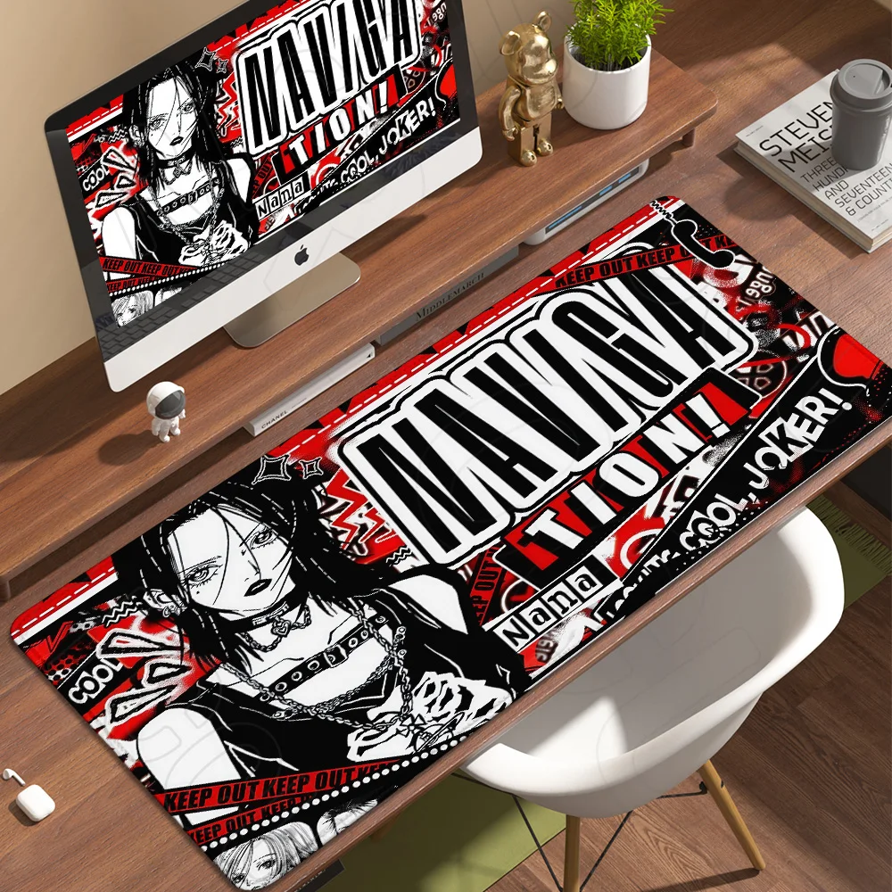 XXL Anime NANA smoke Mouse Pad Rug PC accessories Desk Mat Cute Extended Gaming Keyboard HD printing Mats Large Gamer Mousepad