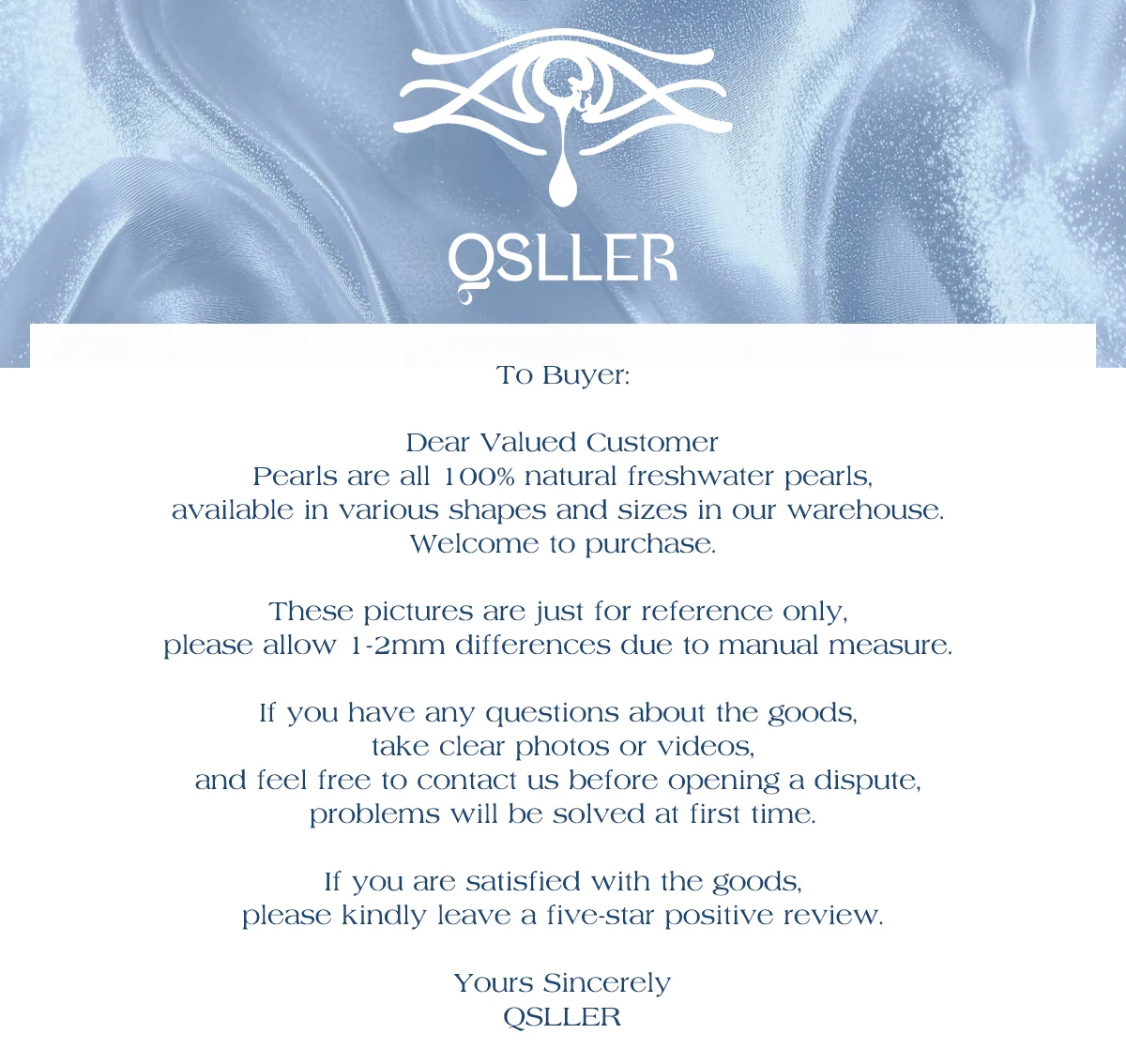 QSLLER Mutiara AAA Mutiara Air Tawar Alami Manik Bulat Dekat untuk DIY Wanita Pria Kalung Gelang Aksesori Pembuatan Perhiasan