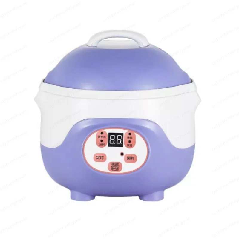 

Multifunction Automatic Electric Stew Pot Reservable Timing Slow cooker Ceramic liner Stew congee Soup baby food supplement