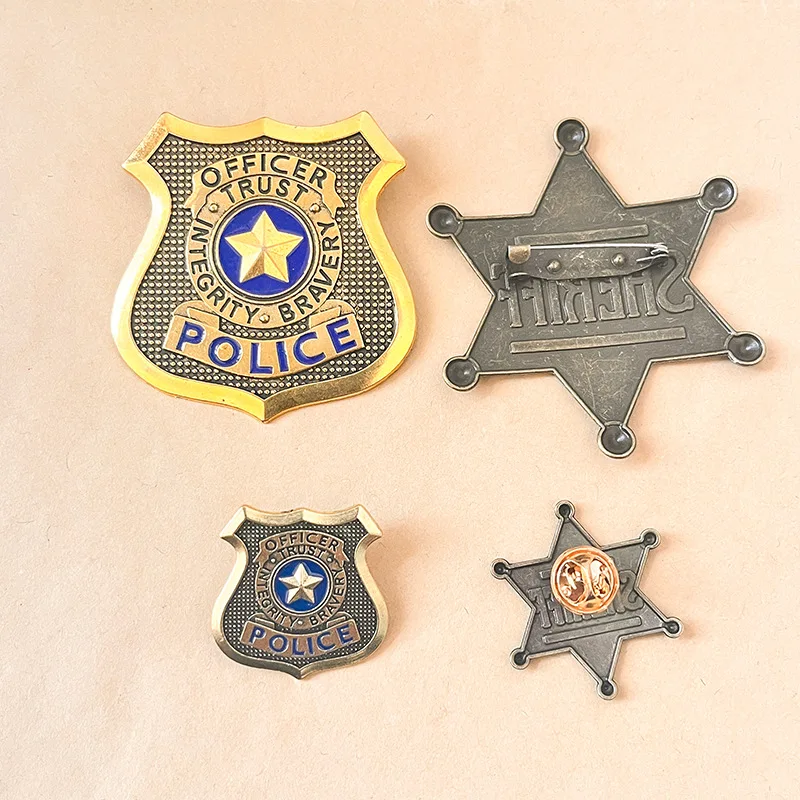 アニメ動物園メタルバッジブローチニックジュディホップ警察ピン女性男性用ラペルピンジュエリーかわいい漫画バックパックアクセサリー