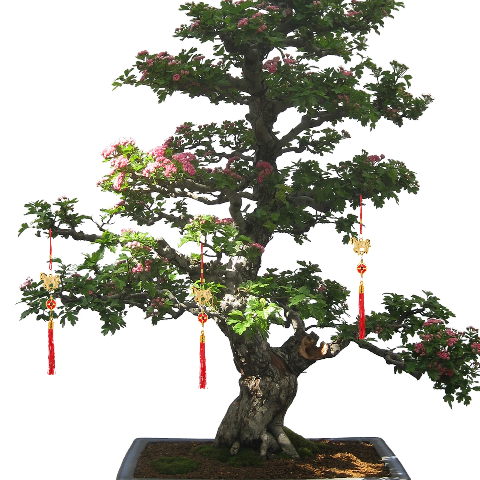 

1Set Traditional Chinese Knot Pendant Horse Theme Festival Decoration Hanging Ornament for Spring Festival Indoor Outdoor Decor