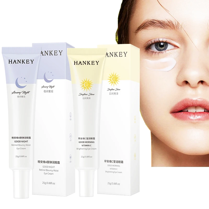 1/2pcs Vitamin C Retinol Eye Cream Anti Dark Circles Eye Bags Removal Firming Moisturizing Eyes Cream for Eyes Skin Care