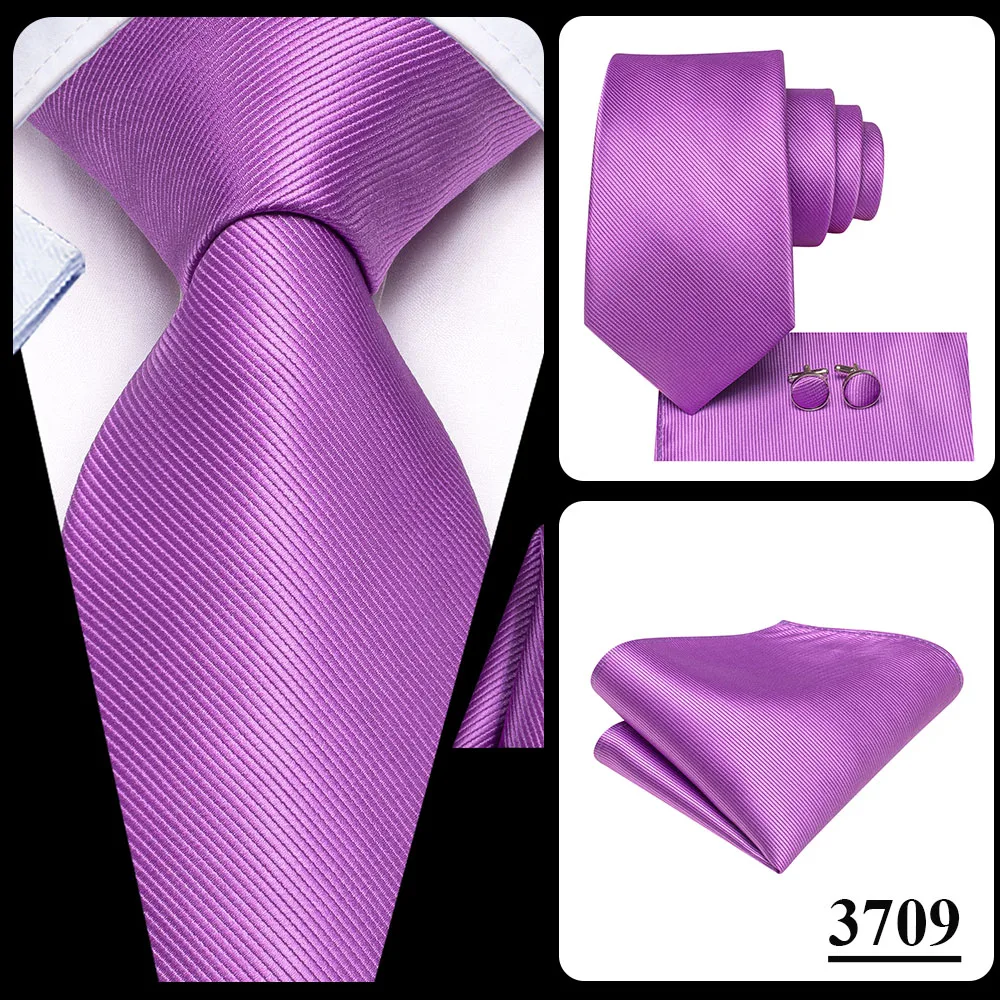 Herrenmode Einfarbiges Grün-Blaues Krawatten-, Taschentuch- und Manschettenknopf-Set für Smoking-Accessoires Klassische Luxus-Seidenkrawatte als Geschenk für Männer – Detail 11