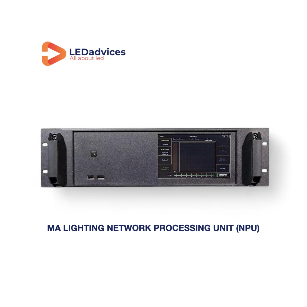 

MA2 Stage Lighting Network Processing Unit NPU With Case i5 CPU 4GB RAM 120GB SSD 4096 DMX Channels 8 Outputs DMX512 ARTNET ACN