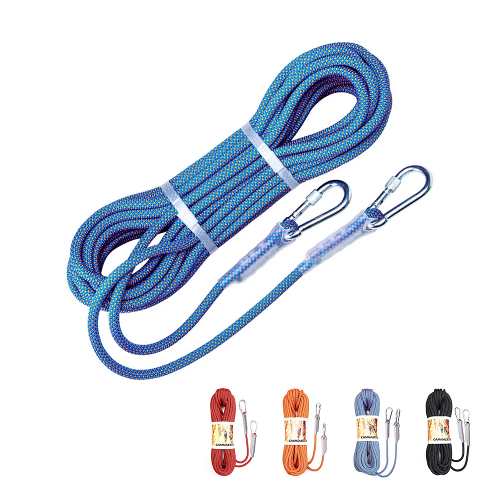 Φ:12mm/14mm-10m,Outdoor Rock Climbing Auxiliary Rope, Safe Downhill, Life-Saving Aerial Work,Engineering Protection,P53