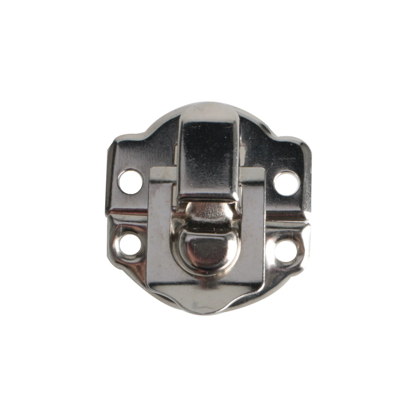 789 Four Tongue Lock Buckle Silver Plating Nickel Box Furniture Accessories Wood