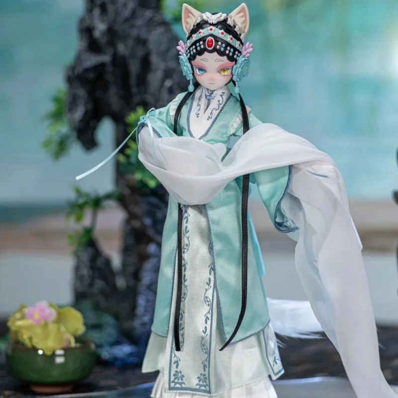 

HYLY Bjd Blind Box Articulated Joint Doll Chinese Opera Style National Tide Ancient Chinese Collectible Action Figure