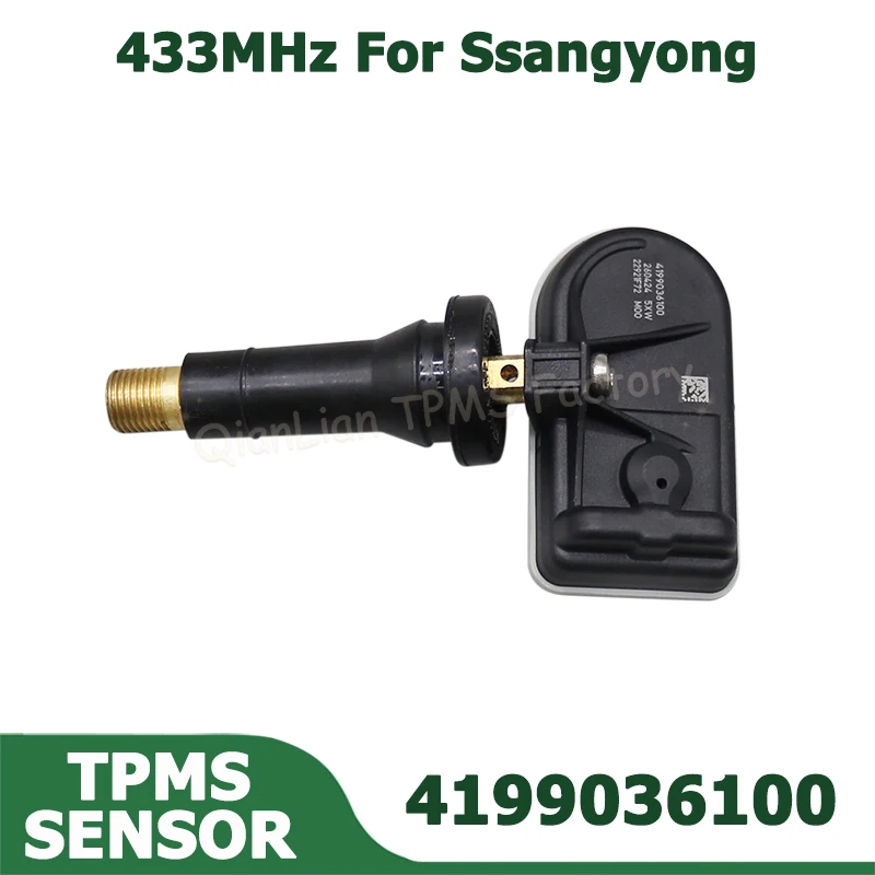 4199036100 TPMS-Sensoren 433MHz Reifendrucksensor-Ersatz für Ssangyong Musso Tivoli Grand Reifenüberwachungssystem – Detail 4