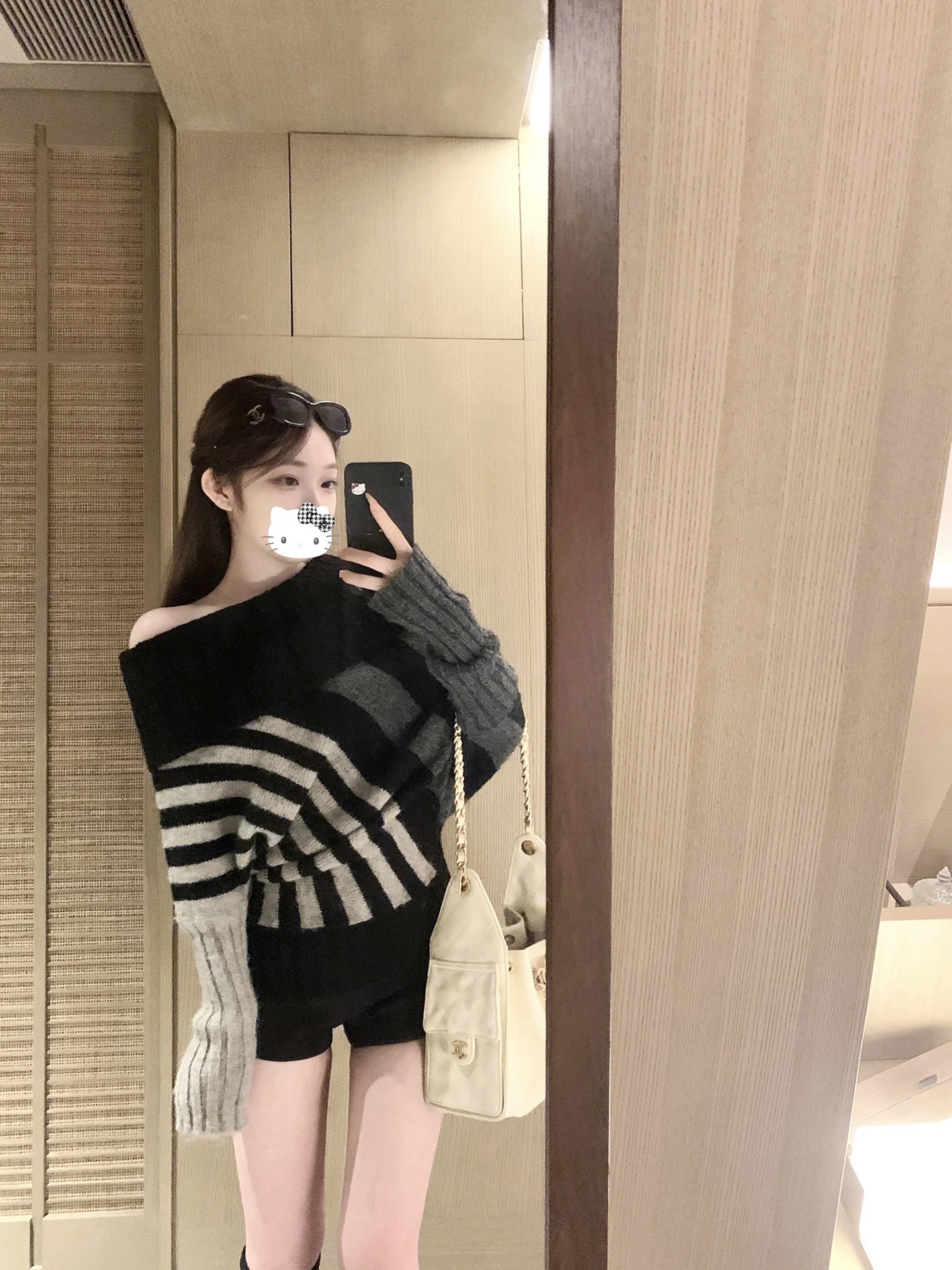 

Double-Wear High-Ne Woolen Sweater for Women Vintage Beau Feelings Winter Knitted Top Polyester Acrylic Nylon Wool Blend