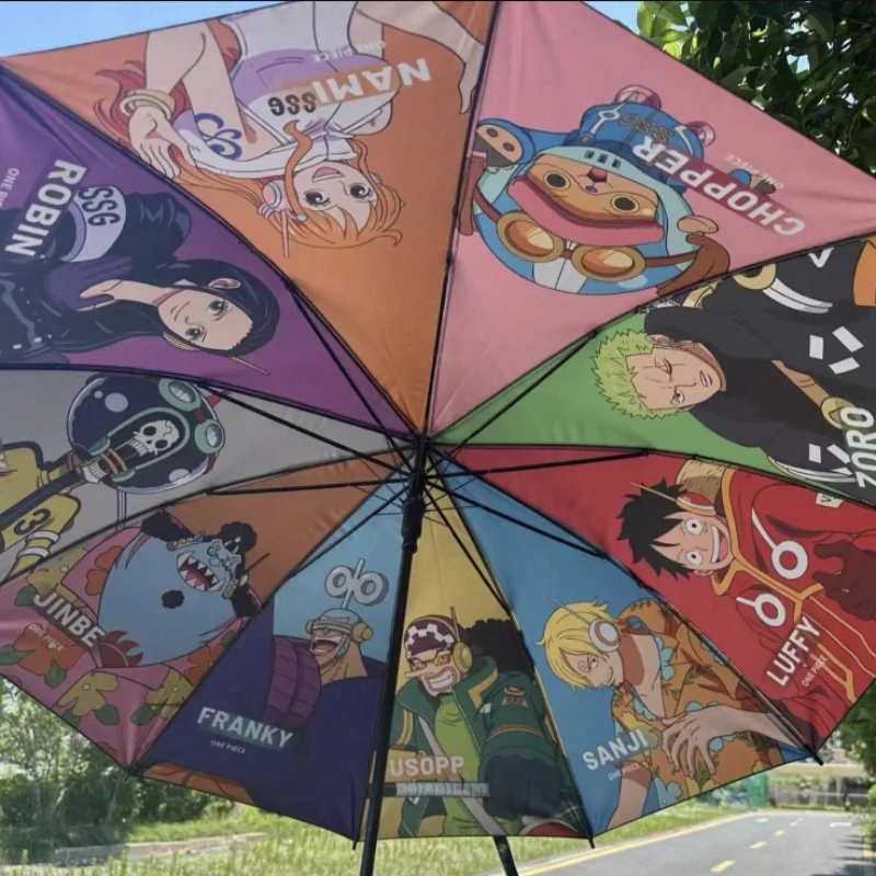 New One Piece umbrella Luoronona Zorro Rain or shine Black rubber