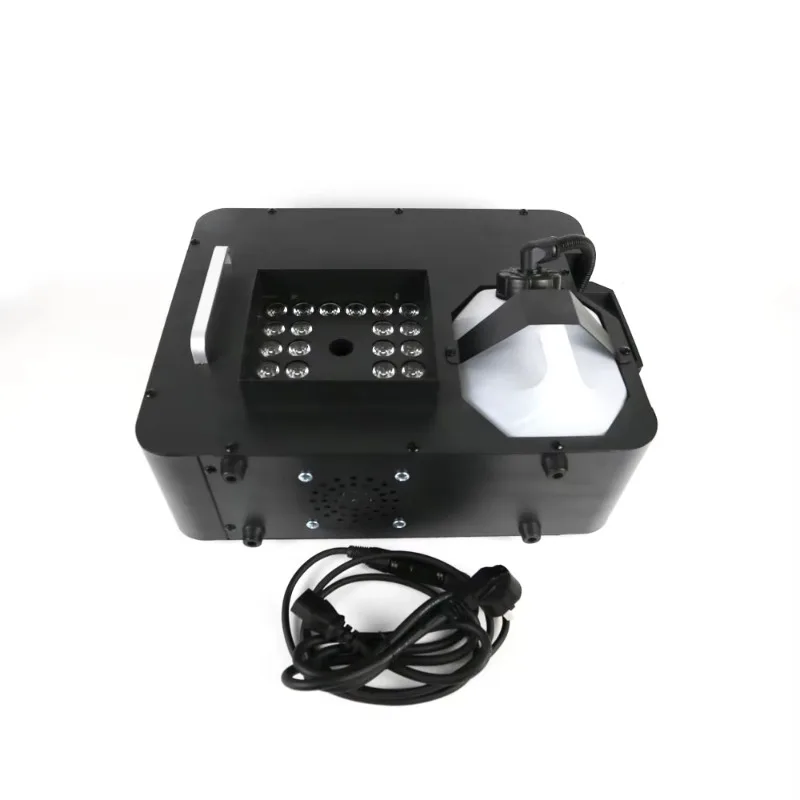 1500W 24 Light Emitting Diode RGB Vertical Fog Machine RGB Stage Light Strip Remote Control Electric Fog Machine Wedding