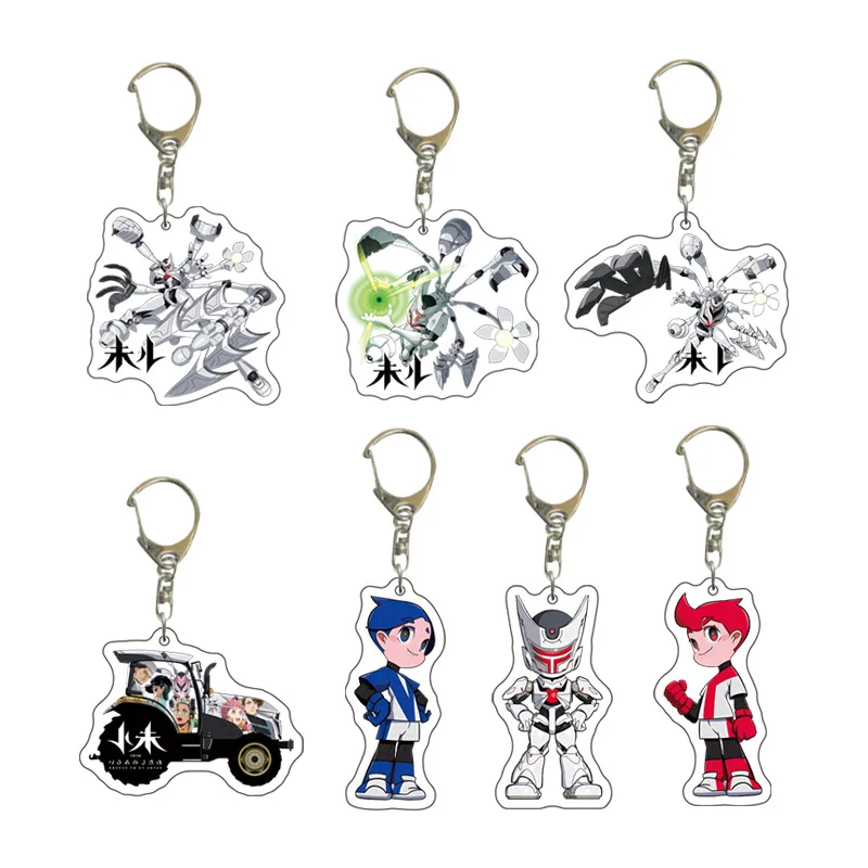 Anime MIRU PATHS TO MY FUTURE Kôichi Yamadera Saori Hayami Cosplay COSTUME Acrylic Key Chains Keyring Prop Xmas Gift