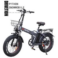 Electric Bicycle 48V 750W DRVETION Aluminum Frame Retro Motorcycle EBike Hydraulic Brake High Performance Aldult Motorcycle