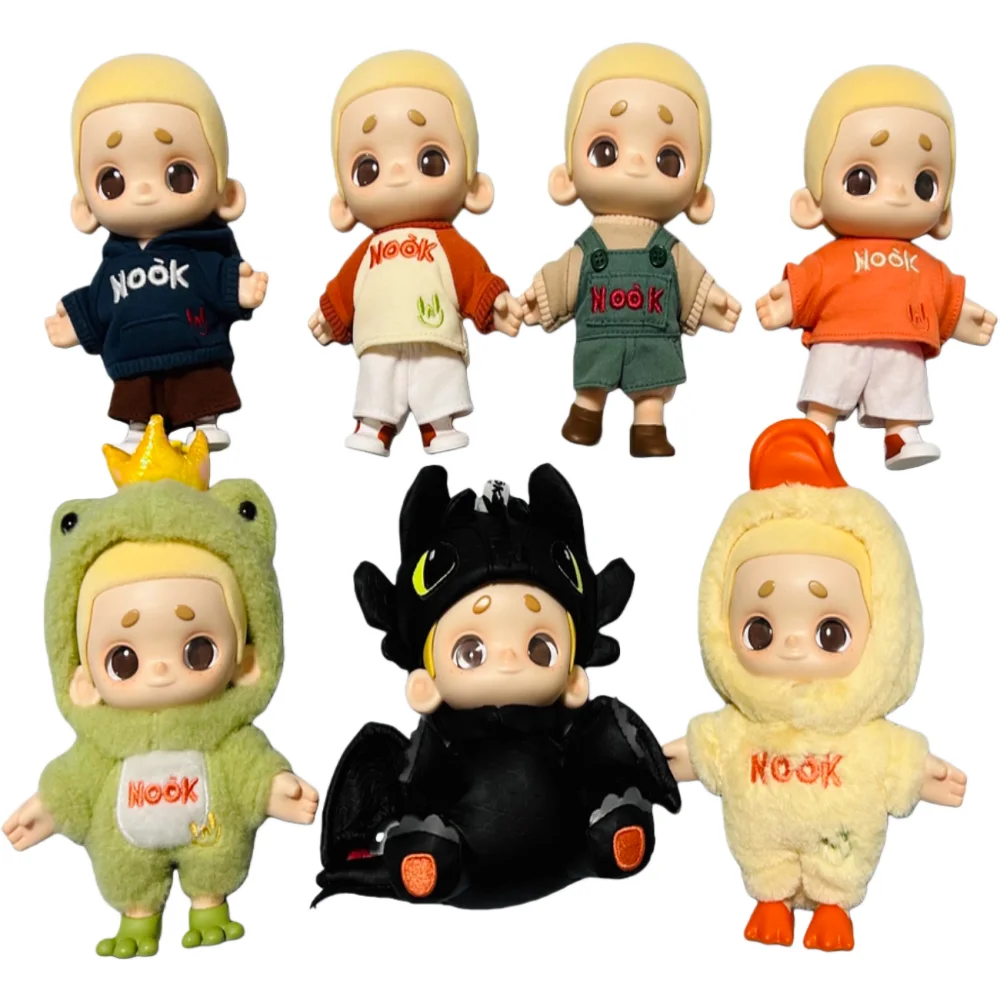 

NOOK OOTD Plush Doll Blind Box Mystery Box Toys Cute Action Anime Figure Kawaii Model Soft Stuffed Animals for Kids Gift
