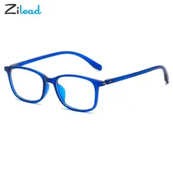 Zilead 0-0.5-1-1.5...-4 Gafas para miopía Mujeres Hombres Anti luz azul Acabado Gafas para miopía Gafas ópticas para computadora Unisex