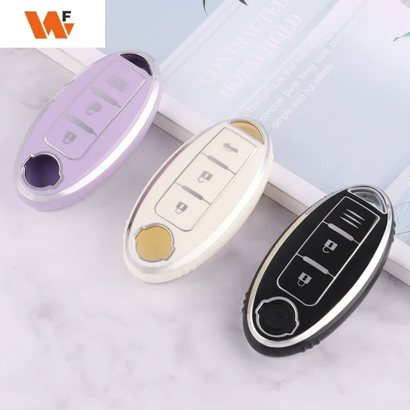 

Fashion TPU Key Case Cover Shell Fob For Nissan Qashqai X-Trail T32 T31 Juke J10 J11 Kicks Tiida Pathfinder Note For Infiniti