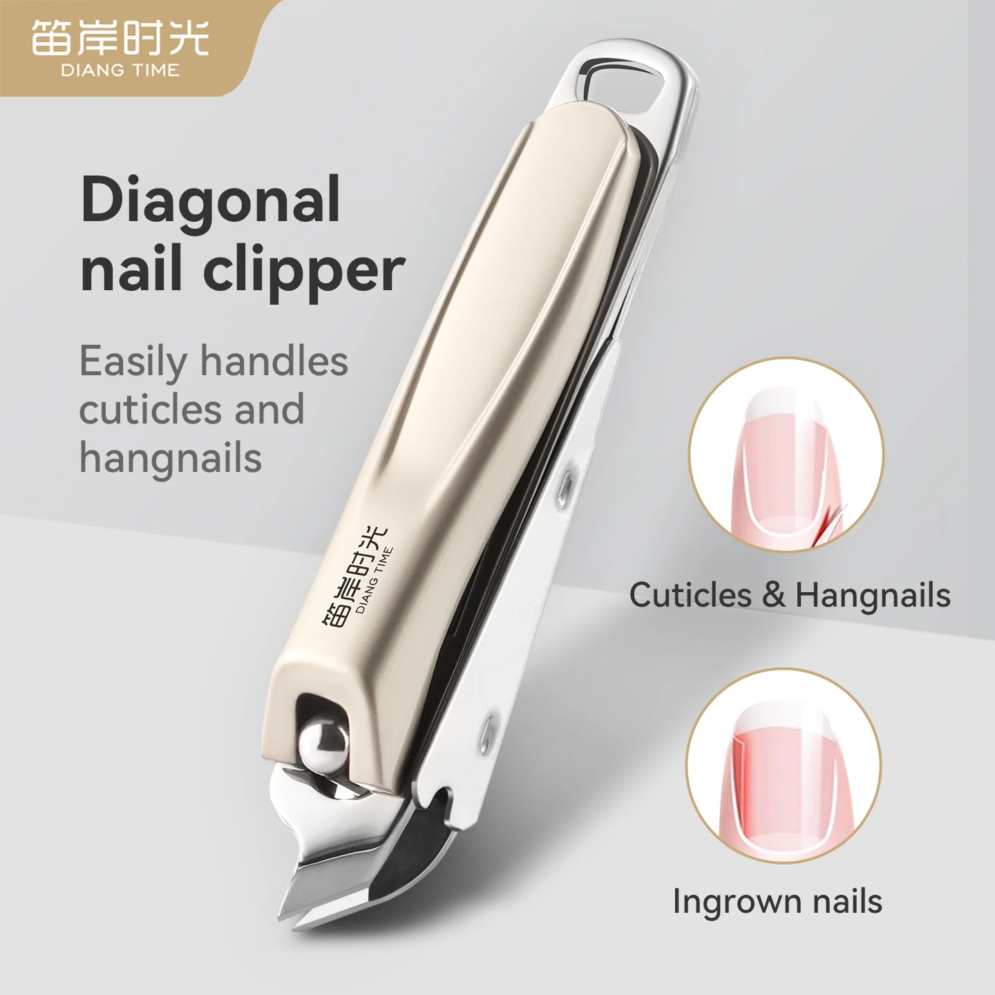 8 Piece Nail Care Kit Full Function Stainless Steel Portable Manicure Pedicure Set Professional Nail Clipper with Leather Cutter