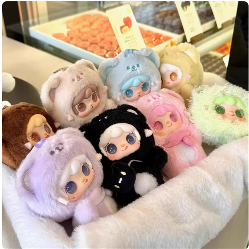 

Оригинальный Yooki 4-го поколения Bite Bear Series виниловая мини-слепая коробка для настольного декора, коллекция фигурок для детей Bestie Girl, подарок на Новый год